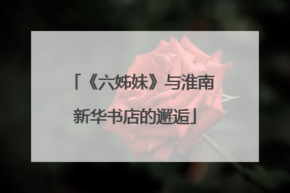 《六姊妹》与淮南新华书店的邂逅