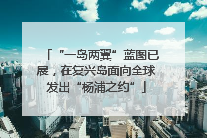 “一岛两翼”蓝图已展，在复兴岛面向全球发出“杨浦之约”
