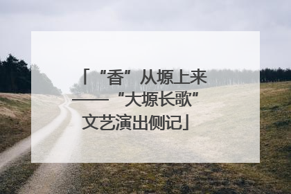 “香”从塬上来——“大塬长歌”文艺演出侧记