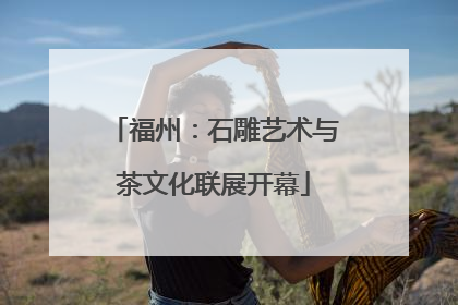 福州：石雕艺术与茶文化联展开幕