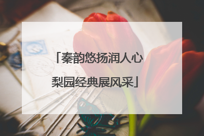 秦韵悠扬润人心 梨园经典展风采