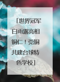 世界冠军白雨露亮相铜仁！莞铜共建台球特色学校