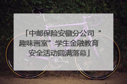 中邮保险安徽分公司“趣味画室”学生金融教育安全活动圆满落幕