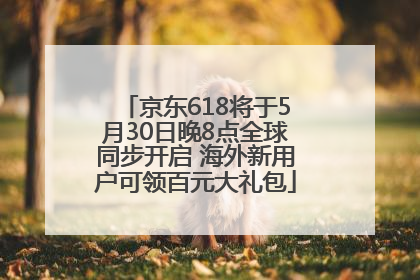 京东618将于5月30日晚8点全球同步开启 海外新用户可领百元大礼包
