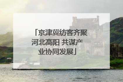 京津冀纺客齐聚河北高阳 共谋产业协同发展