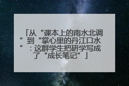 从“课本上的南水北调”到“掌心里的丹江口水”：这群学生把研学写成了“成长笔记”