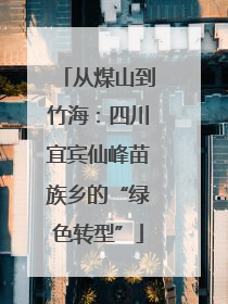 从煤山到竹海：四川宜宾仙峰苗族乡的“绿色转型”
