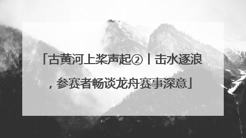 古黄河上桨声起②丨击水逐浪，参赛者畅谈龙舟赛事深意