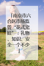 南京市六合区市场监管“花式宠娃”：礼物、知识、安全一个不少