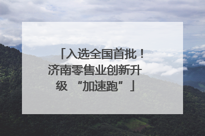 入选全国首批！济南零售业创新升级 “加速跑”