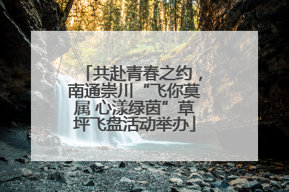 共赴青春之约，南通崇川“飞你莫属 心漾绿茵”草坪飞盘活动举办