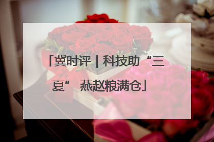 冀时评｜科技助“三夏” 燕赵粮满仓
