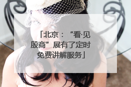 北京：“看·见殷商”展有了定时免费讲解服务