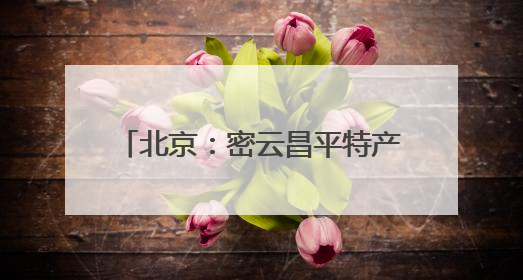北京：密云昌平特产入选全国特质农品