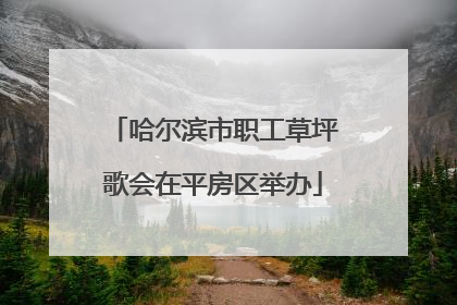 哈尔滨市职工草坪歌会在平房区举办