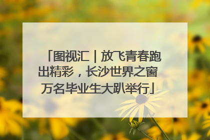 图视汇｜放飞青春跑出精彩，长沙世界之窗万名毕业生大趴举行