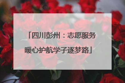 四川彭州：志愿服务暖心护航学子逐梦路