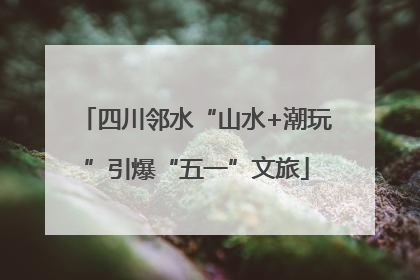 四川邻水“山水+潮玩”引爆“五一”文旅