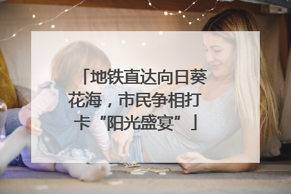 地铁直达向日葵花海，市民争相打卡“阳光盛宴”