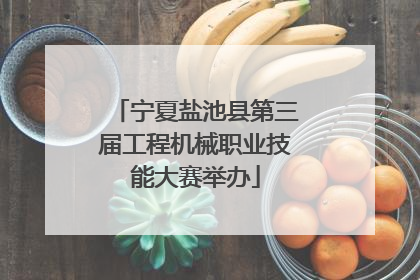 宁夏盐池县第三届工程机械职业技能大赛举办