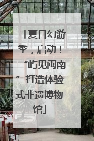 夏日幻游季，启动！“屿见闽南”打造体验式非遗博物馆