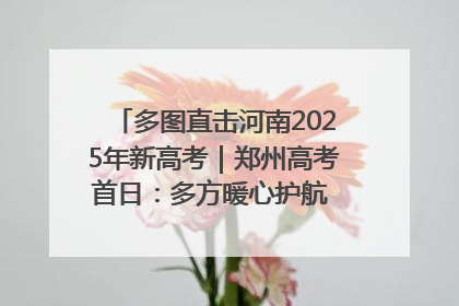 多图直击河南2025年新高考｜郑州高考首日：多方暖心护航 助力学子逐梦