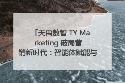 天禹数智 TY Marketing 破局营销新时代：智能体赋能与人才培育双轮驱动
