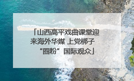 山西高平戏曲课堂迎来海外华媒 上党梆子“圈粉”国际观众