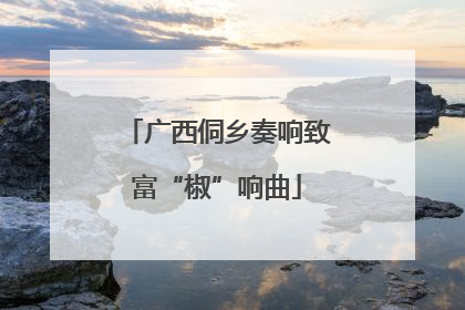 广西侗乡奏响致富“椒”响曲