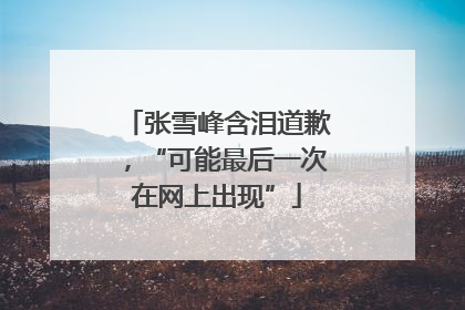 张雪峰含泪道歉，“可能最后一次在网上出现”