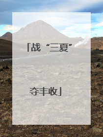 战“三夏” 夺丰收