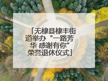 无棣县棣丰街道举办“一路芳华 感谢有你”荣誉退休仪式