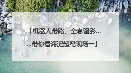 机器人带路、全息留影……带你看海淀超酷现场→