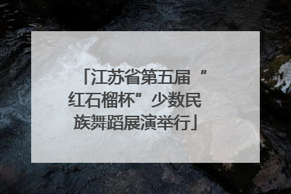 江苏省第五届“红石榴杯”少数民族舞蹈展演举行