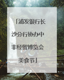 浦发银行长沙分行协办中非经贸博览会美食节