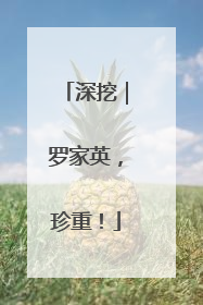 深挖｜罗家英，珍重！