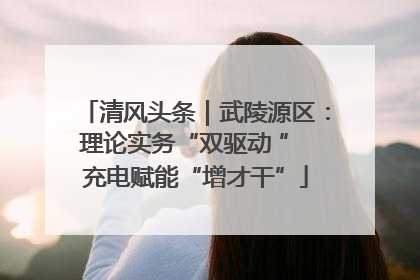 清风头条｜武陵源区：理论实务“双驱动 ” 充电赋能“增才干”