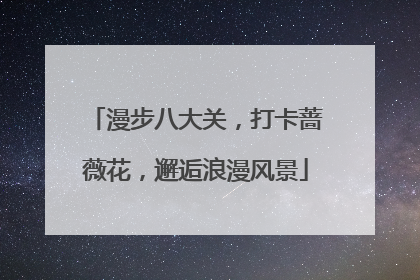 漫步八大关，打卡蔷薇花，邂逅浪漫风景