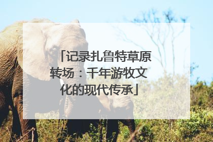 记录扎鲁特草原转场：千年游牧文化的现代传承