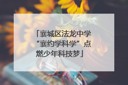 襄城区法龙中学“襄约学科学”点燃少年科技梦