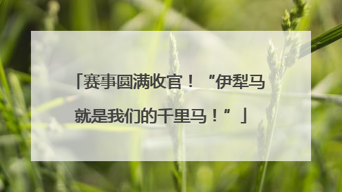 赛事圆满收官！“伊犁马就是我们的千里马！”