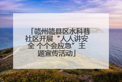 赣州赣县区水科巷社区开展“人人讲安全 个个会应急”主题宣传活动
