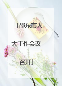 邵东市人大工作会议召开