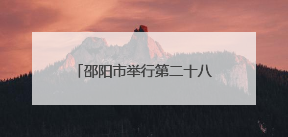 邵阳市举行第二十八期“企业家接待日”活动 严华出席并讲话