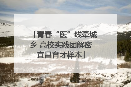 青春“医”线牵城乡 高校实践团解密宜昌育才样本