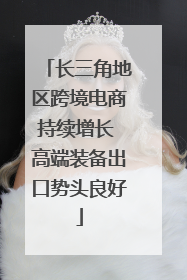 长三角地区跨境电商持续增长 高端装备出口势头良好