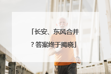 长安、东风合并？答案终于揭晓