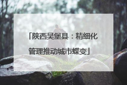 陕西吴堡县：精细化管理推动城市蝶变