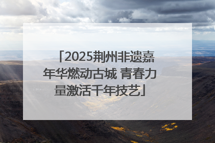 2025荆州非遗嘉年华燃动古城 青春力量激活千年技艺