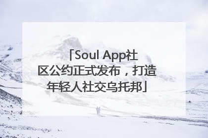 Soul App社区公约正式发布，打造年轻人社交乌托邦